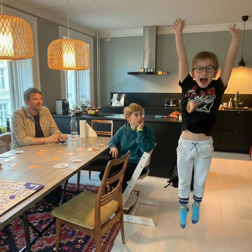 Enhanced action shot with improved lighting